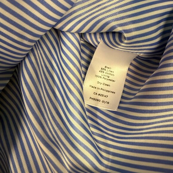 Talbot's Madras Plaid Linen Blend Skirt, Size 4, EUC. ADORABLE!!!! - Picture 10 of 12